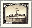 Spain 1938 Army 5 CTS Marron Edifil 849F